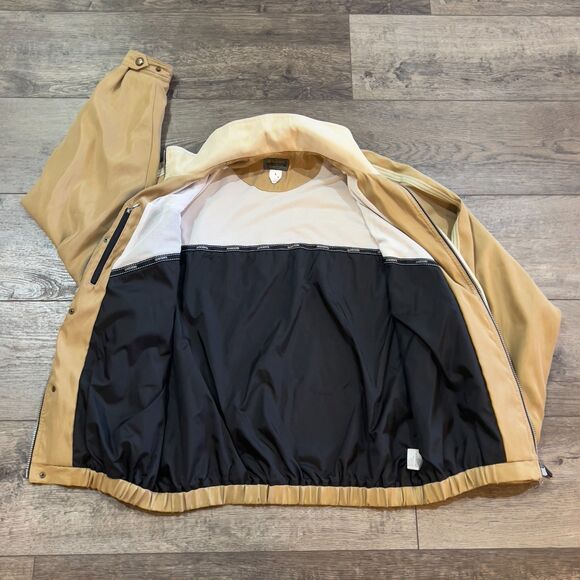 Vintage Descente International Collection Tan Full Zip Jacket - Men's Size Large - Picture 2 of 12